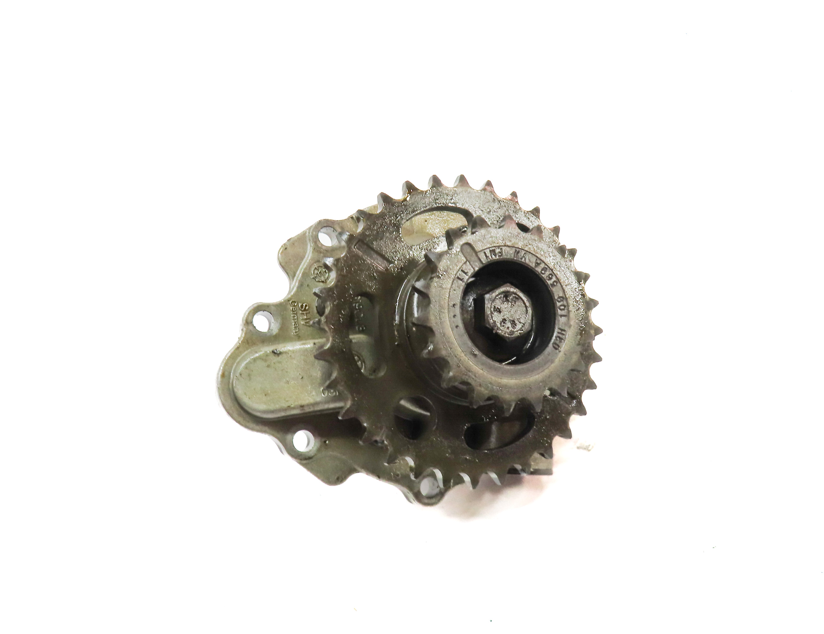 2012 PORSCHE CAYENNE (958) 3.6L NON-TURBO ENGINE MOTOR OIL FLUID PUMP — exact item pictured